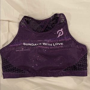 Peloton sports bra size large